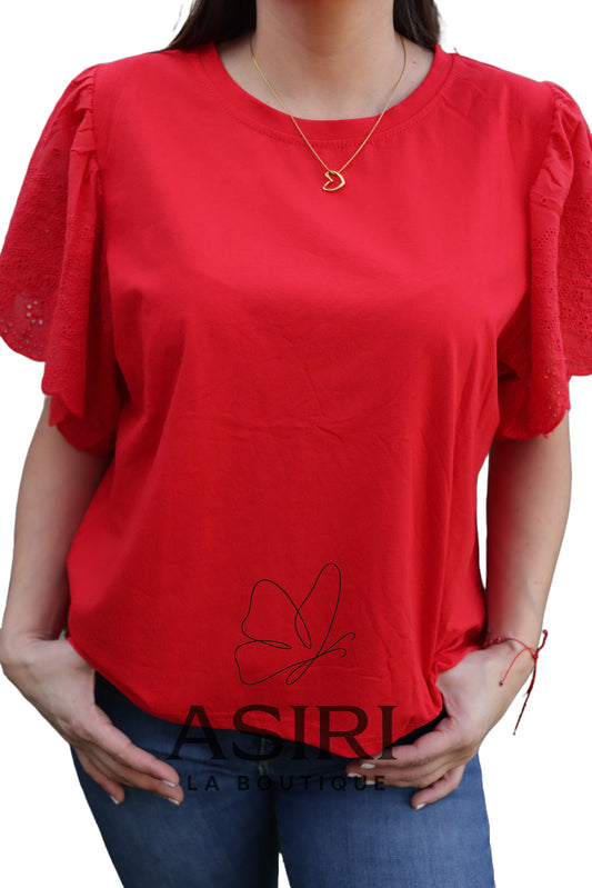 POLERA CON BRODERIE