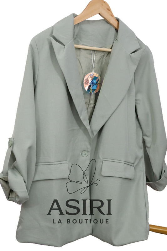 BLAZER VERDE PASTEL