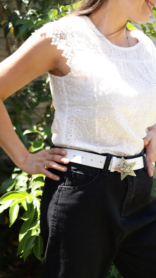 Blusa Broderie