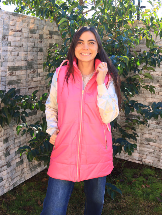 Chaqueta puffa sin mangas