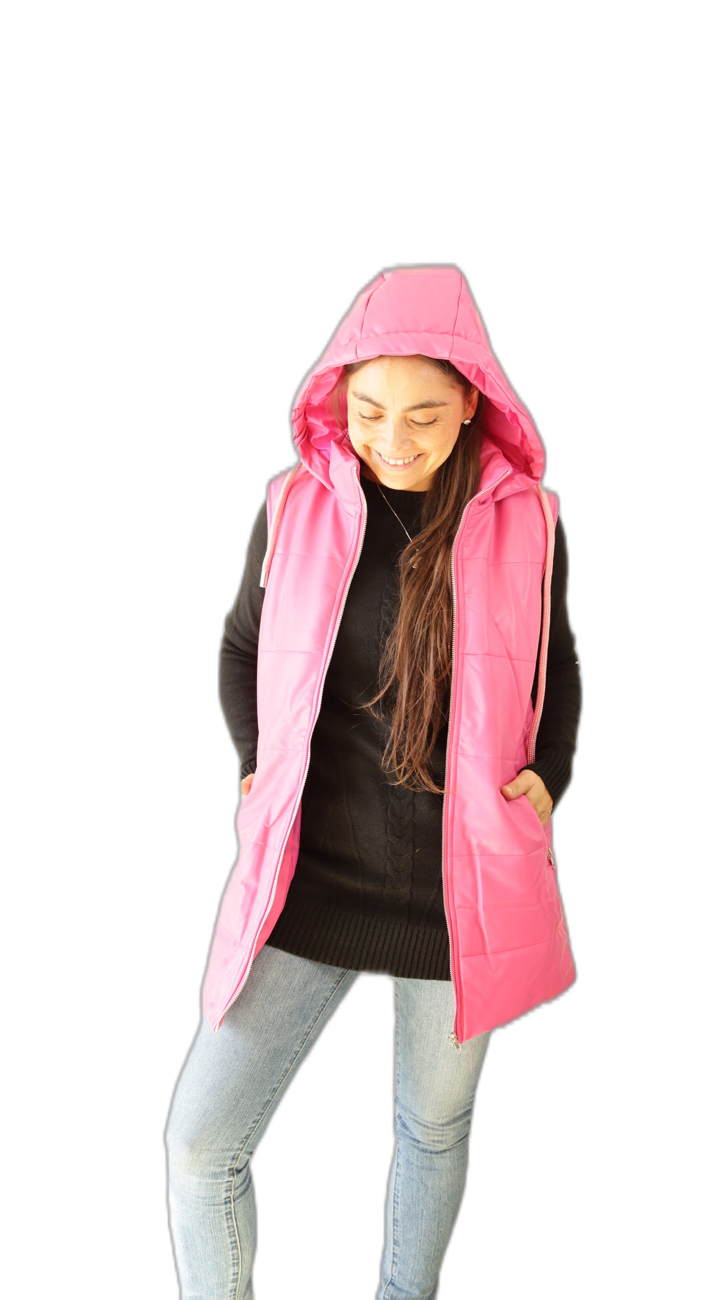 Chaqueta puffa sin mangas