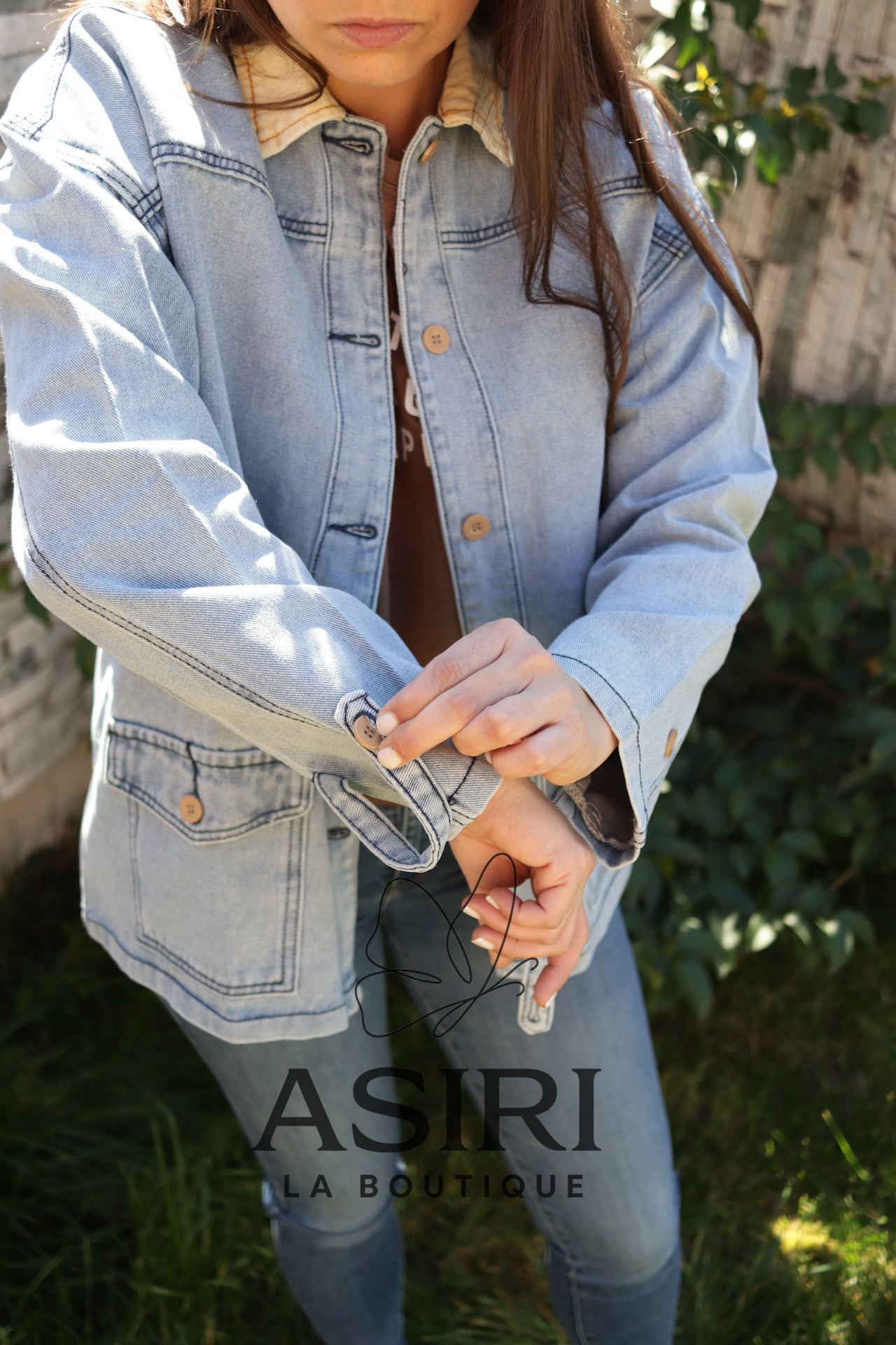 CHAQUETA MEZCLILLA BOTONES