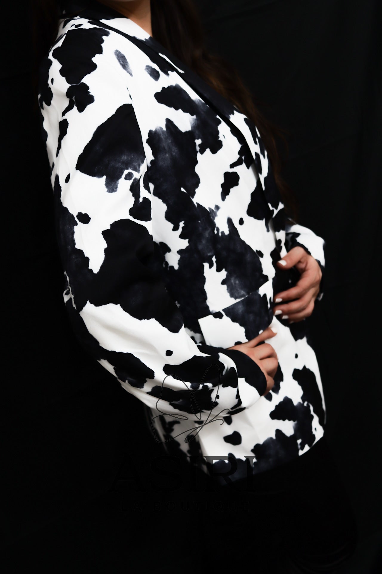 BLAZER BLANCO CON NEGRO