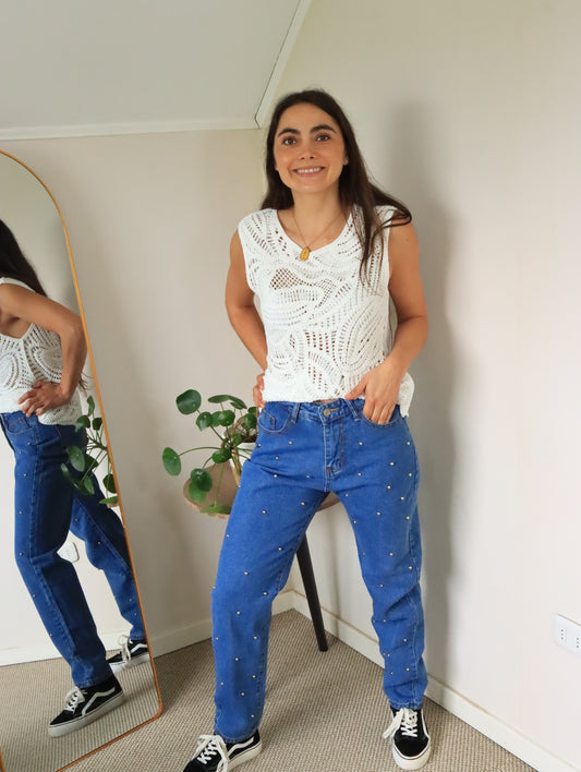 Jeans tachas