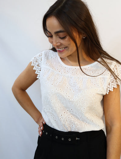Blusa Broderie