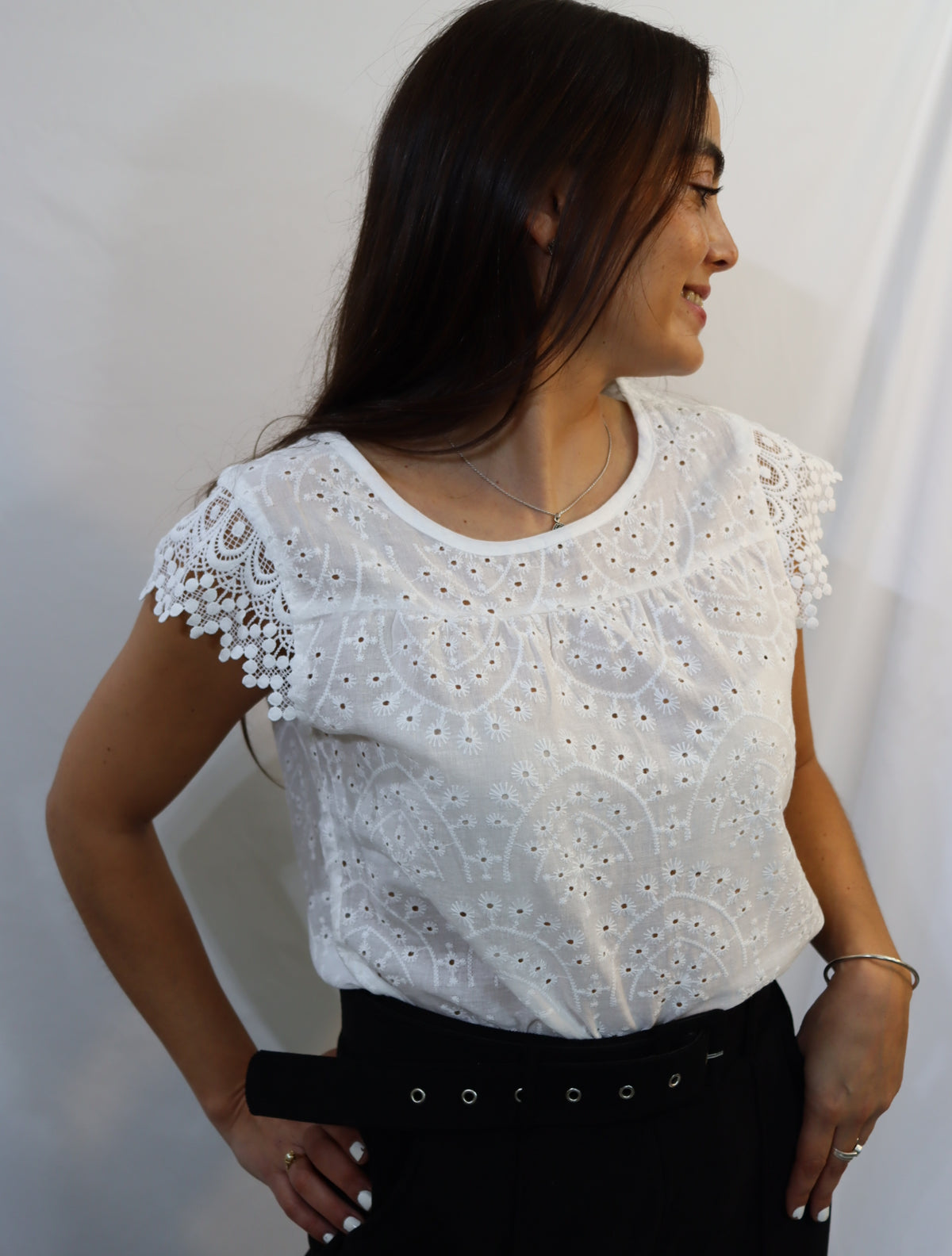 Blusa Broderie
