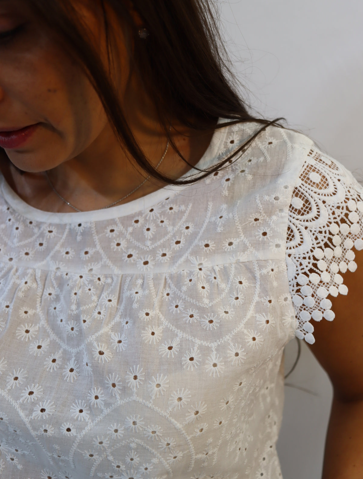Blusa Broderie