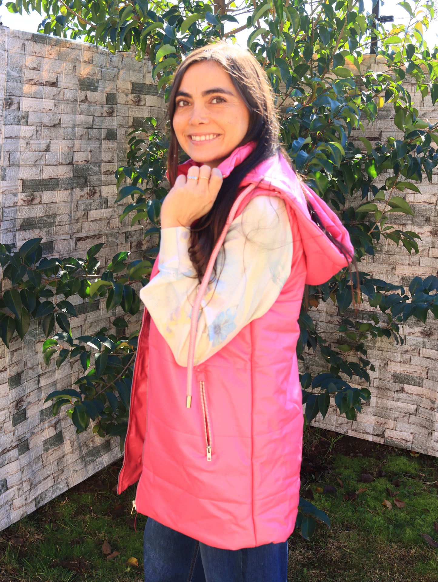 Chaqueta puffa sin mangas