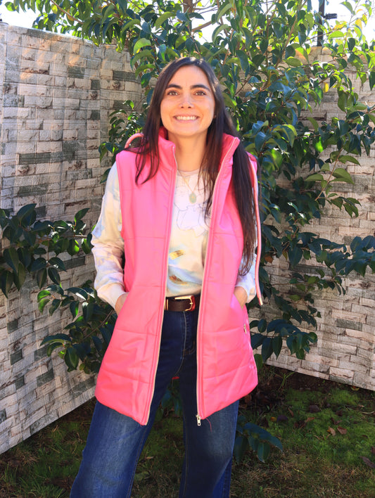 Chaqueta puffa sin mangas
