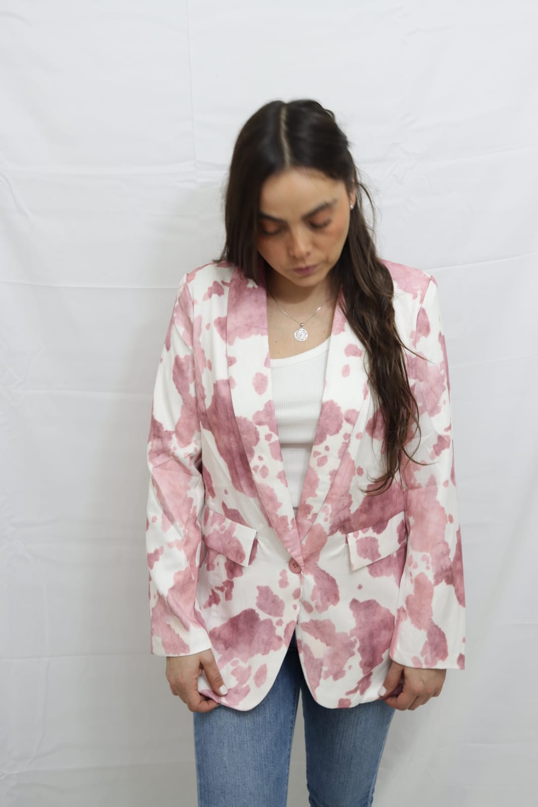 Blazer vaquita rosa