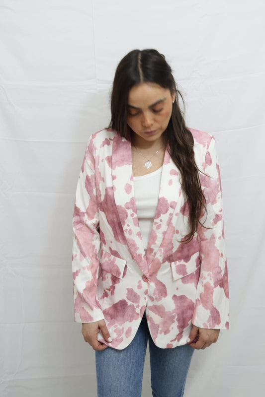 Blazer vaquita rosa
