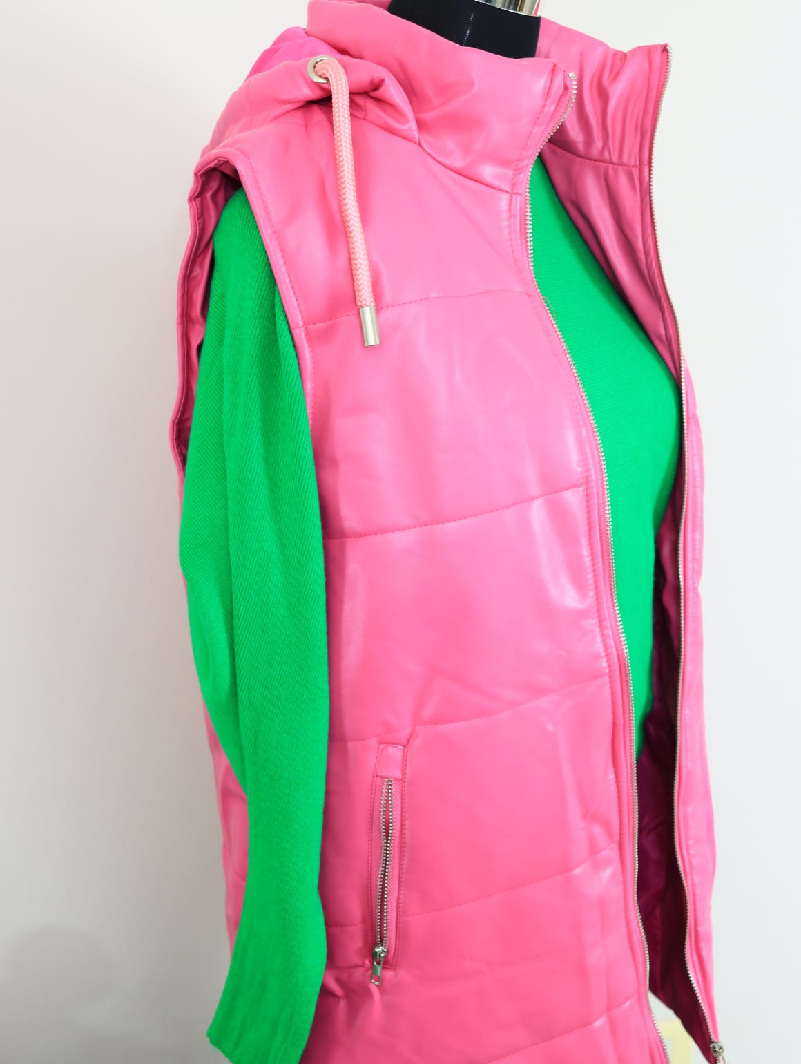Chaqueta puffa sin mangas