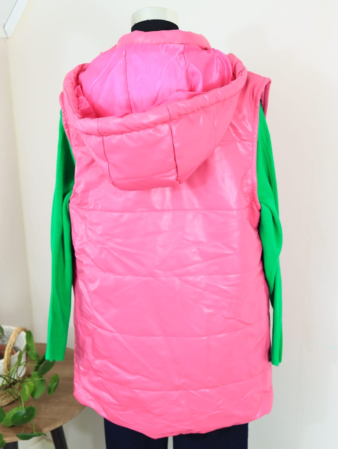 Chaqueta puffa sin mangas