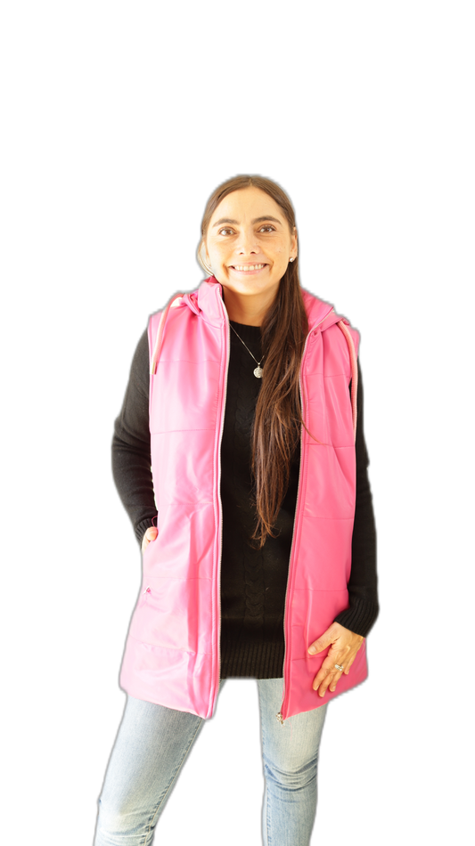 Chaqueta puffa sin mangas
