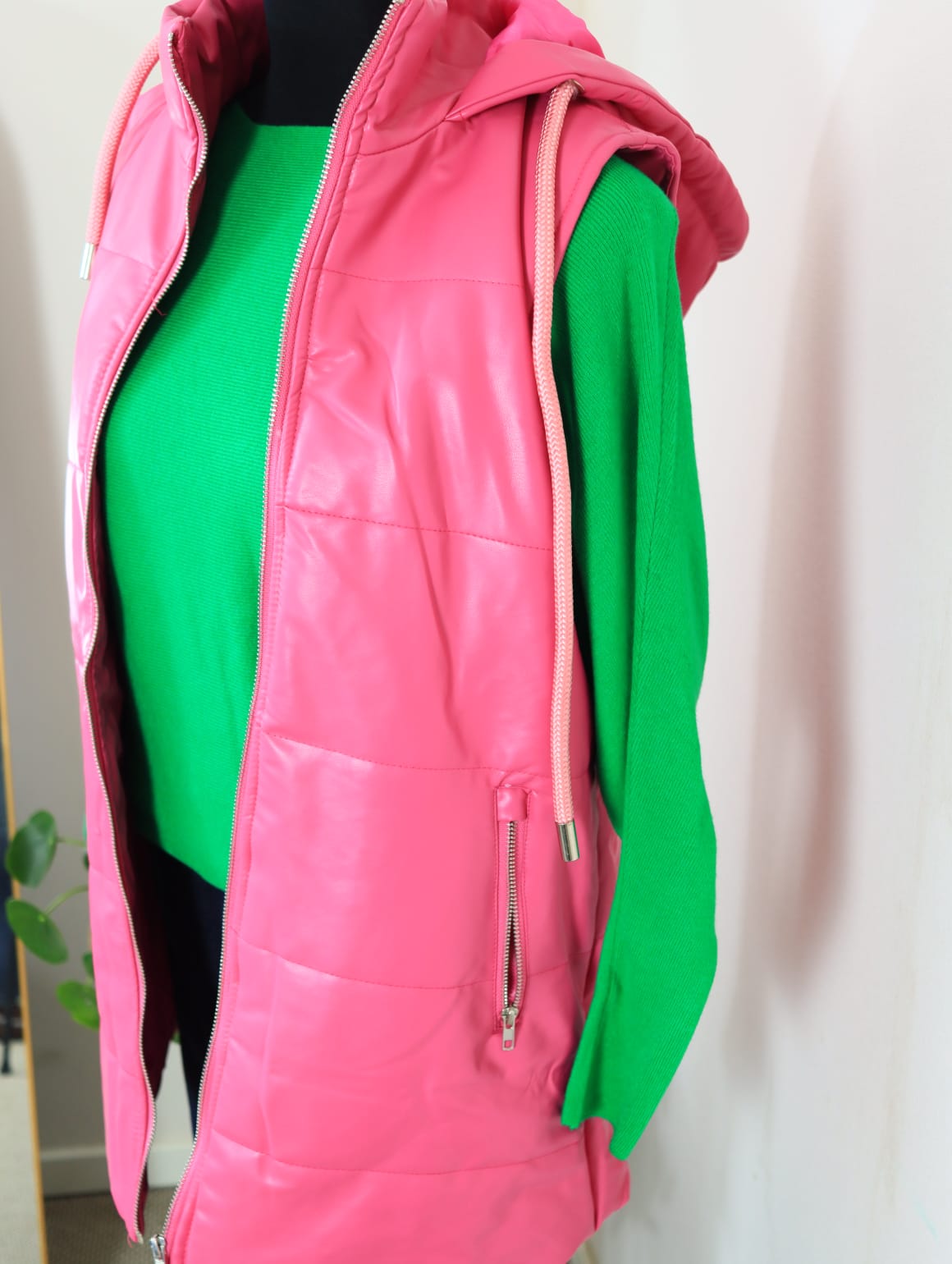 Chaqueta puffa sin mangas